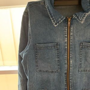Jean Zip Up Jumper